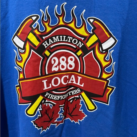 Hamilton Local 288 Firefighters T-Shirt - Picture 4 of 8